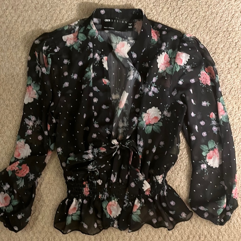 ASOS design floral top